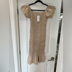 Neutral summer dress